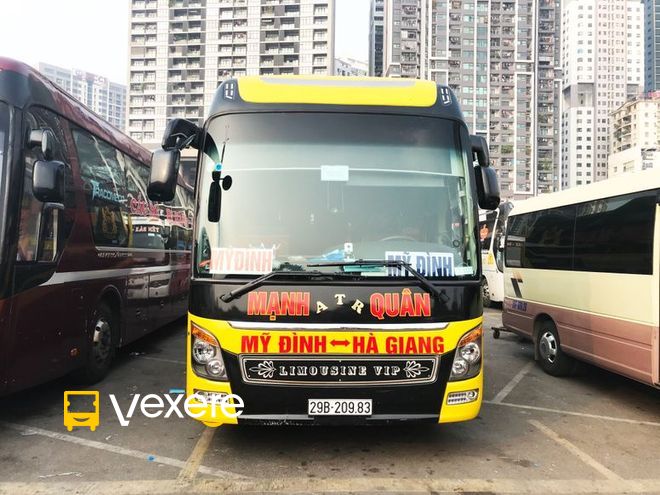 Hình ảnh Nhà xe Mạnh Quân trên tuyến Hà Giang đi Hà Nội