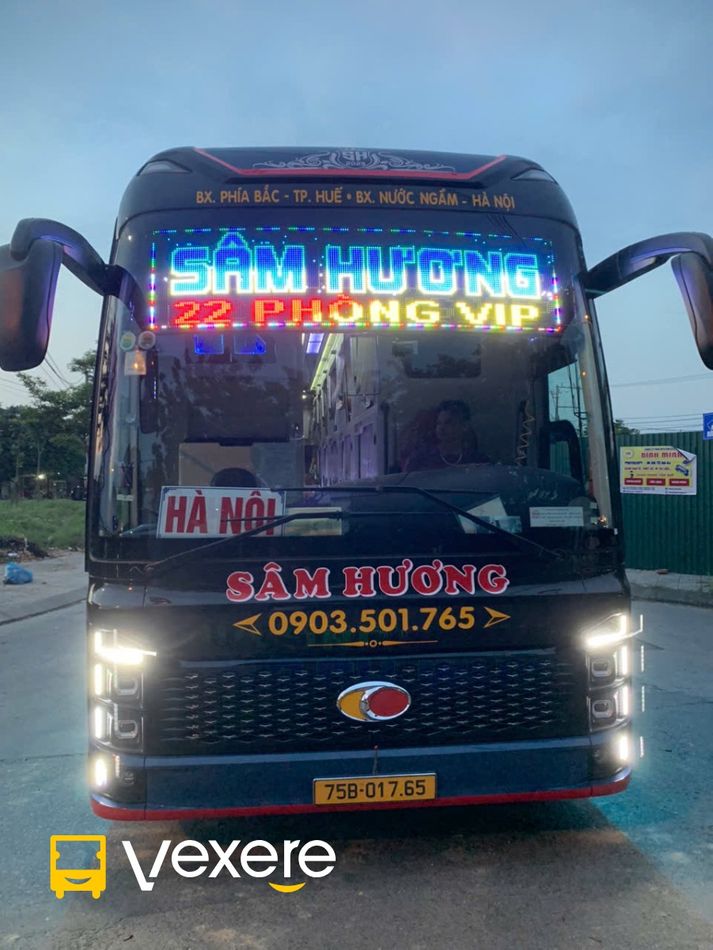 Hình ảnh Nhà xe Sâm Hương trên tuyến Thừa Thiên Huế đi Thanh Hóa
