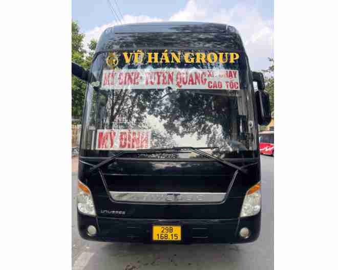 Hình ảnh Nhà xe Vũ Hán Group trên tuyến Hà Giang đi Hà Nội