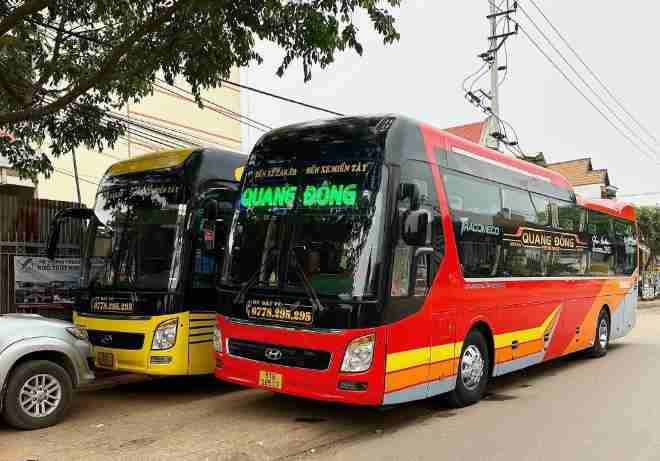 Hình ảnh Nhà xe Quang Đông (Đắk Lắk) trên tuyến Hồ Chí Minh đi Đắk Lắk