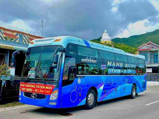Hình ảnh Nhà xe Mạnh Hùng (Bình Định) trên tuyến Hồ Chí Minh đi Bình Định