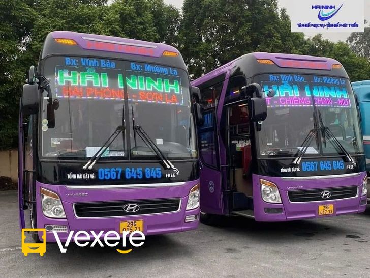 Hình ảnh Nhà xe Hải Ninh trên tuyến Hải Phòng đi Sơn La
