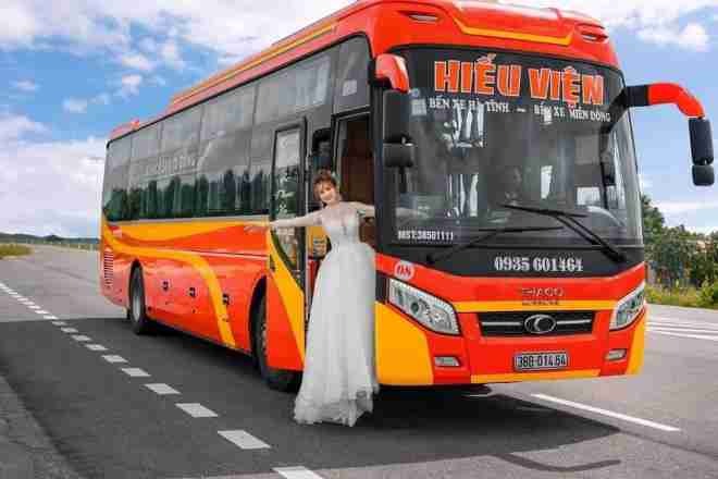 Hình ảnh Nhà xe Hiếu Viện trên tuyến Hà Tĩnh đi Hà Nội